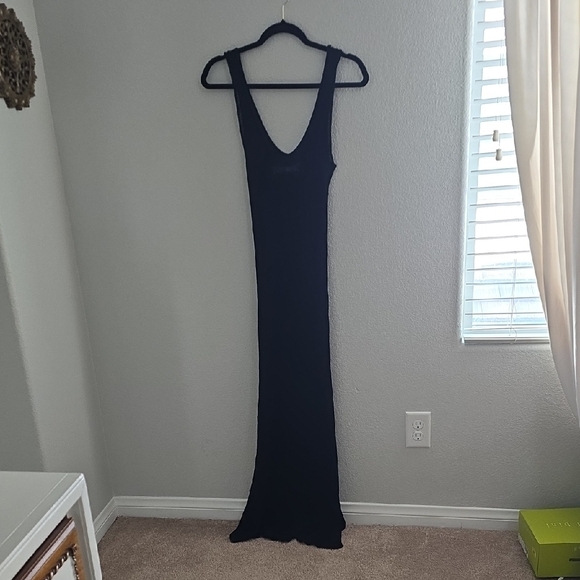 Free People Beach Black Backless Dress - Picture 3 of 4